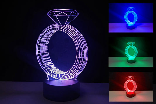 Lasergravur "Diamant-Ring"