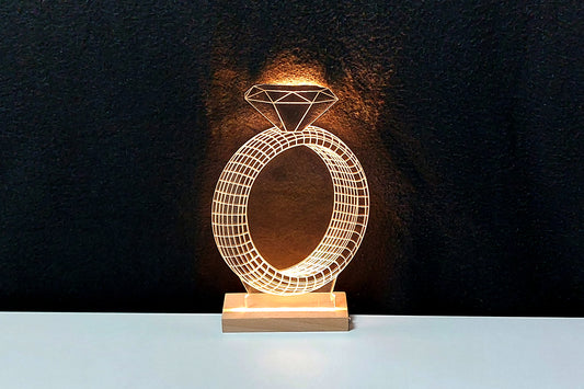 Lasergravur "Diamant-Ring"