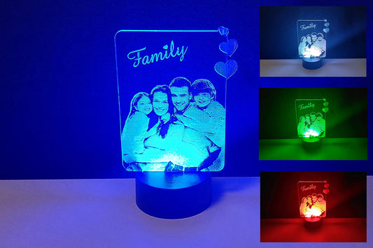 personalisierte Lasergravur "Family"