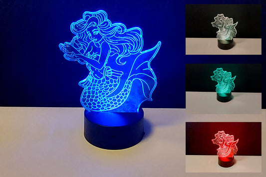 Lasergravur "Meerjungfrau"