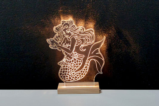 Lasergravur "Meerjungfrau"