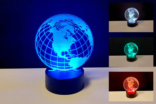 Lasergravur "Globus"