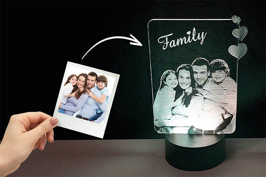 personalisierte Lasergravur "Family"